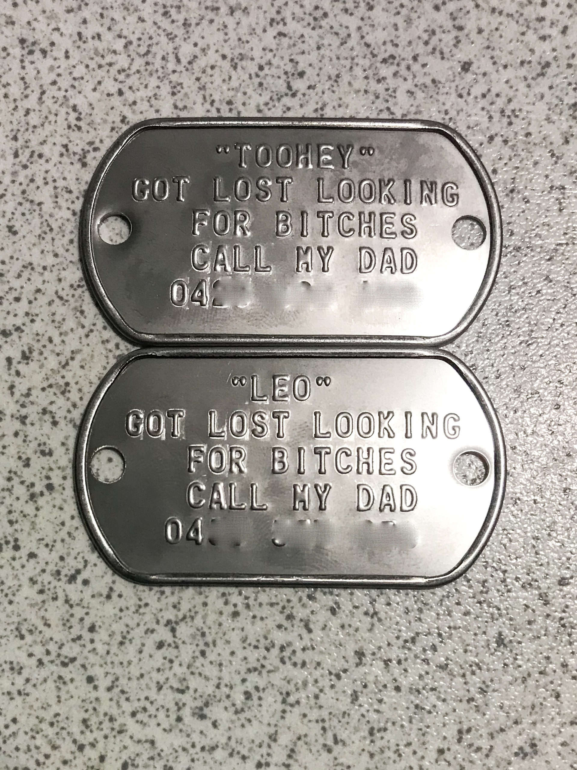Custom Made Metal Dog Tag by itself (Attach to your own collar