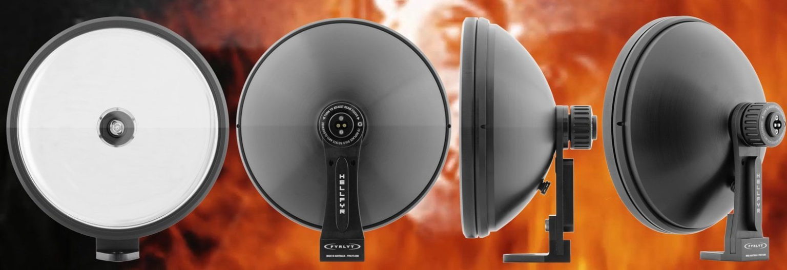 HELLFYR 9 inch Spotlight Crackin Country